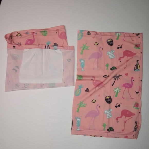 Girls 2pk Neck Gaiter Bandanas Face Mask S… - Picture 7 of 7